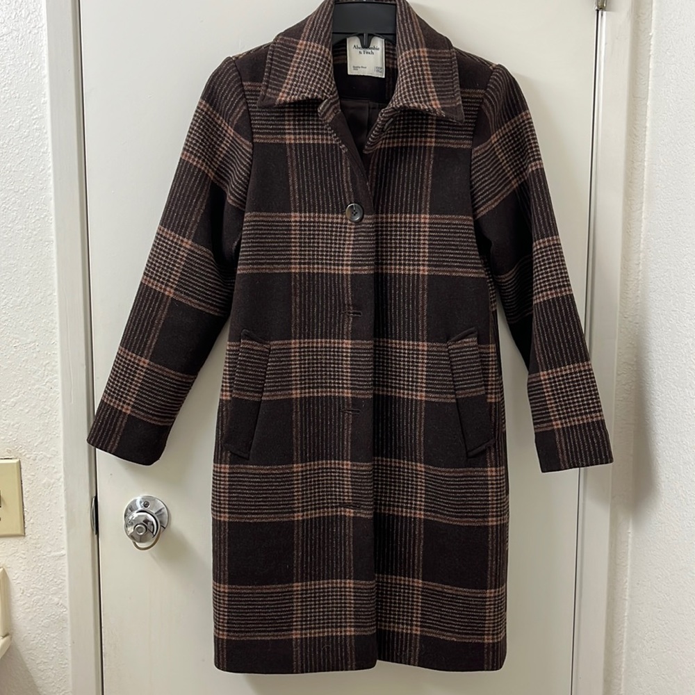 A&F - Wool-blend Mod Coat